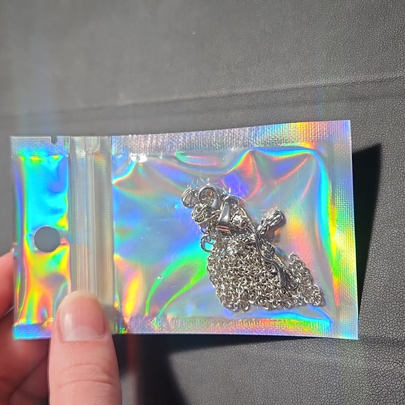 SOLD OUT New Rose Cross Necklace in Sterling Silver - Picture 4 of 4